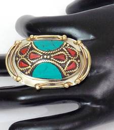 Buy Gorgeous Tibetan Two Tone Ring Ring online, Buy Rings online