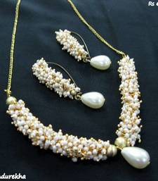 Buy White_Ghungroo_Set necklace-set online 