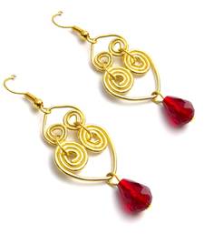 Buy 18k Gold plated Twin heart earrings Earring online