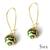 Mughal Pattern Enamelwork bead Earrings