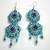 Blue Crystals - Ear Danglers