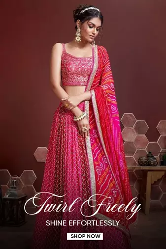 Light-weight Lehengas